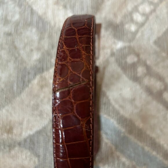 Ralph Lauren Collectioin alligator belt 26 - Picture 1 of 3